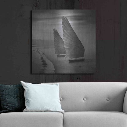 Luxe Metal Art 'Wings of Imagination' by Dariusz Klimczak, Metal Wall Art,36x36