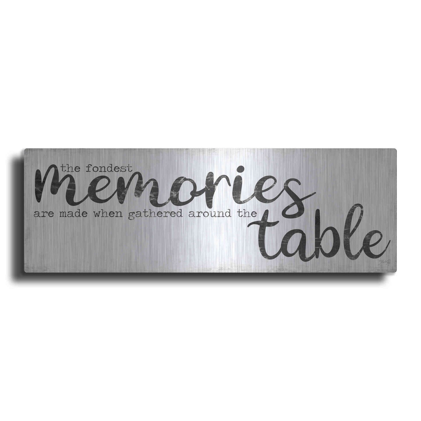 Luxe Metal Art 'The Fondest Memories' by Marla Rae, Metal Wall Art