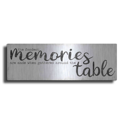 Luxe Metal Art 'The Fondest Memories' by Marla Rae, Metal Wall Art