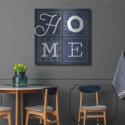 Luxe Metal Art 'HOME Squared' by Marla Rae, Metal Wall Art,36x36