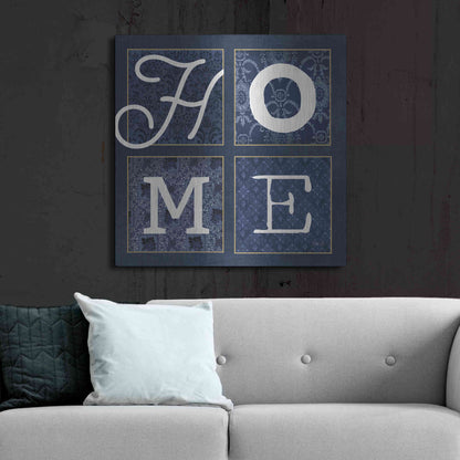 Luxe Metal Art 'HOME Squared' by Marla Rae, Metal Wall Art,36x36