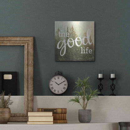 Luxe Metal Art 'The Good Life' by Marla Rae, Metal Wall Art,12x12