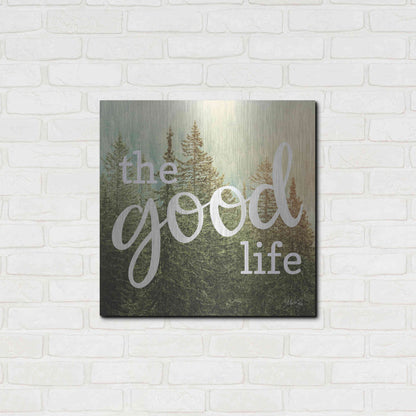 Luxe Metal Art 'The Good Life' by Marla Rae, Metal Wall Art,24x24
