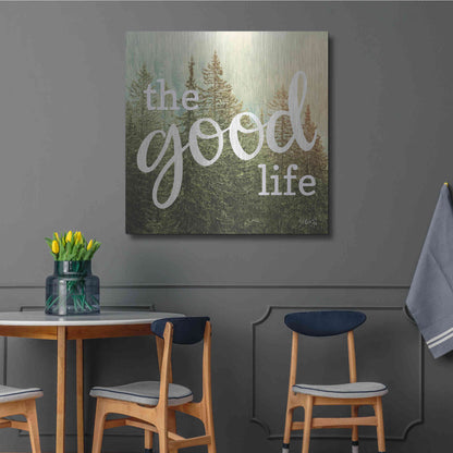 Luxe Metal Art 'The Good Life' by Marla Rae, Metal Wall Art,36x36