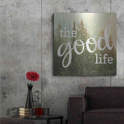 Luxe Metal Art 'The Good Life' by Marla Rae, Metal Wall Art,36x36