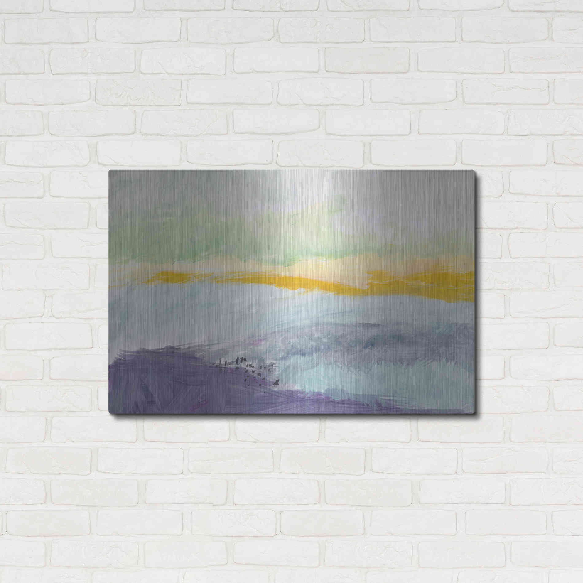 Luxe Metal Art 'Wine Country' by Jan Weiss, Metal Wall Art,36x24