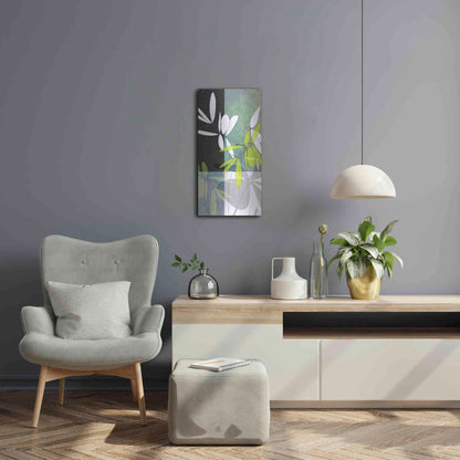 Luxe Metal Art 'Dusk' by Jan Weiss, Metal Wall Art,12x24