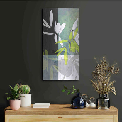 Luxe Metal Art 'Dusk' by Jan Weiss, Metal Wall Art,12x24