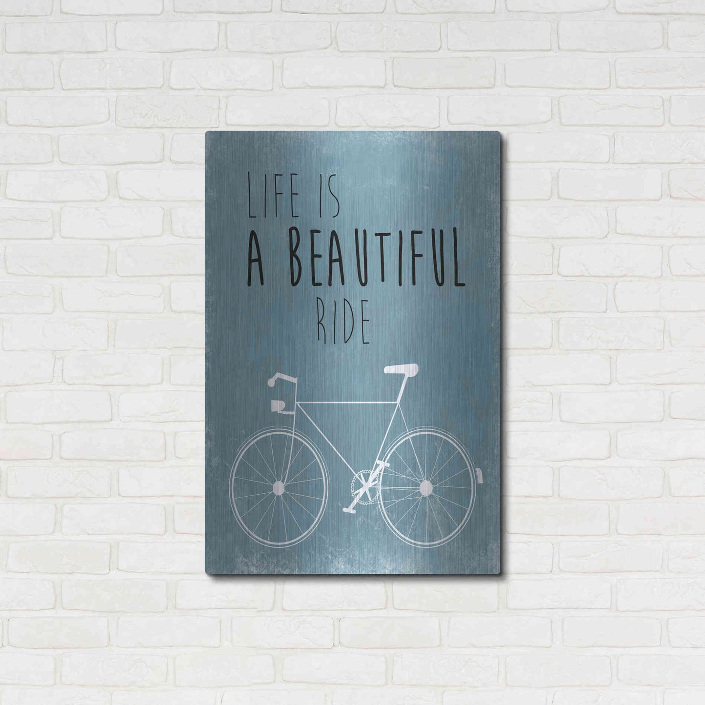 Luxe Metal Art 'A Beautiful Ride' by Jan Weiss, Metal Wall Art,24x36