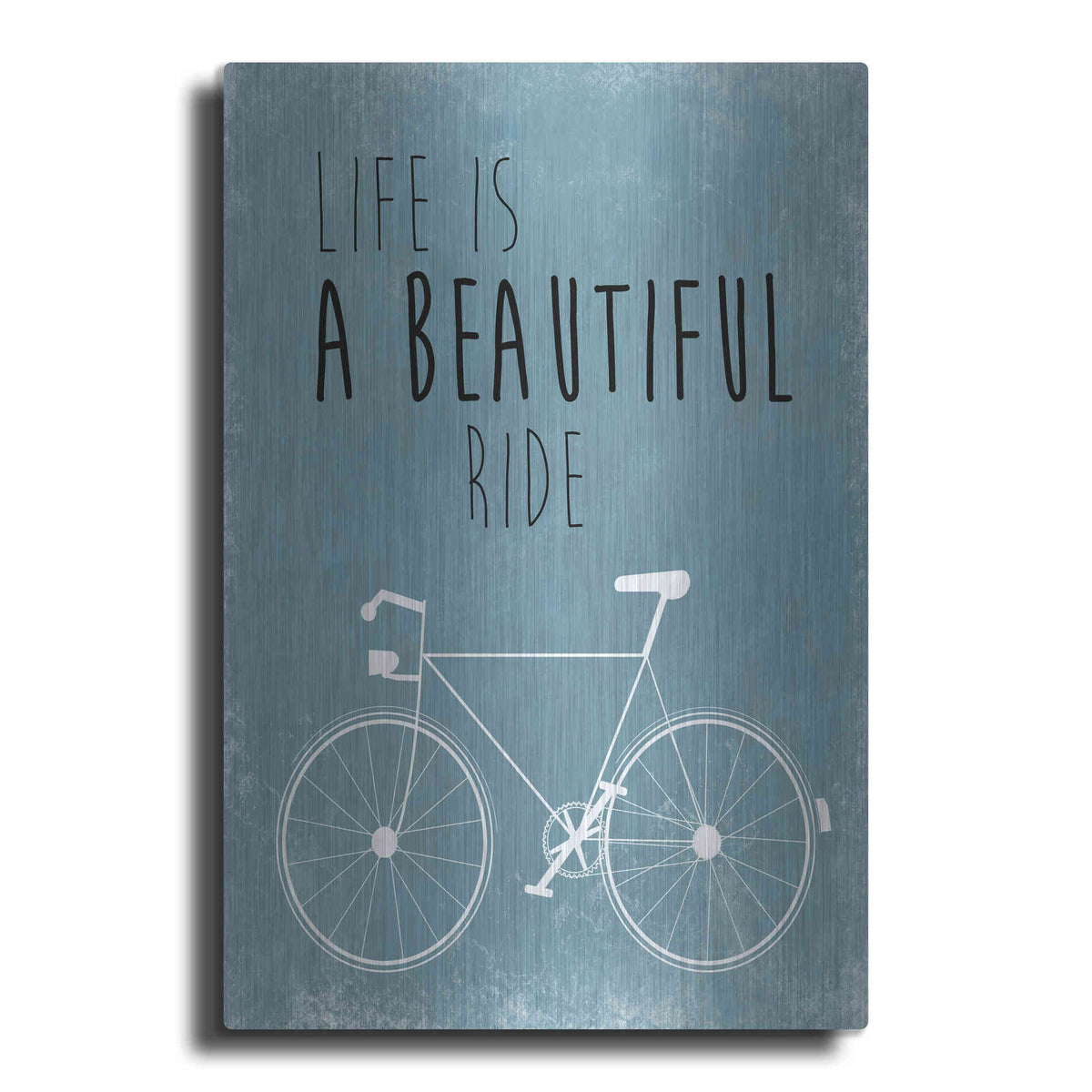 Luxe Metal Art 'A Beautiful Ride' by Jan Weiss, Metal Wall Art