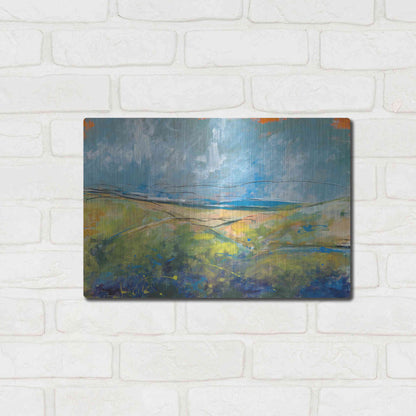 Luxe Metal Art 'Early Spring Days' by Jan Weiss, Metal Wall Art,16x12