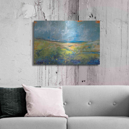 Luxe Metal Art 'Early Spring Days' by Jan Weiss, Metal Wall Art,36x24