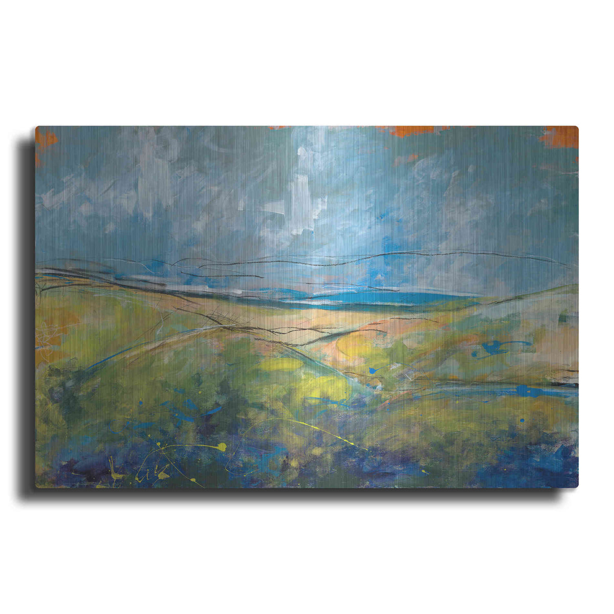 Luxe Metal Art 'Early Spring Days' by Jan Weiss, Metal Wall Art