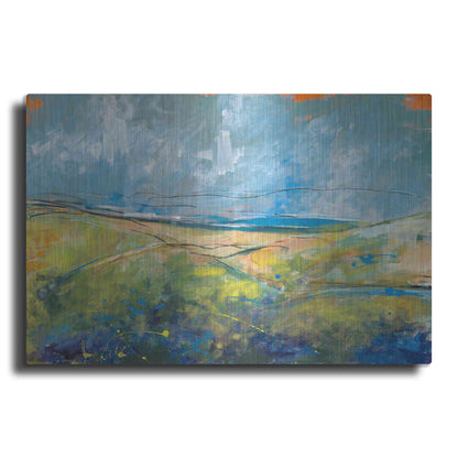 Luxe Metal Art 'Early Spring Days' by Jan Weiss, Metal Wall Art