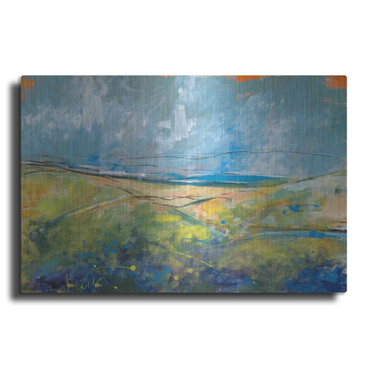 Luxe Metal Art 'Early Spring Days' by Jan Weiss, Metal Wall Art