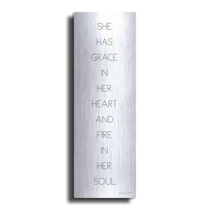 Luxe Metal Art 'Fire in Her Soul' by Susan Ball, Metal Wall Art