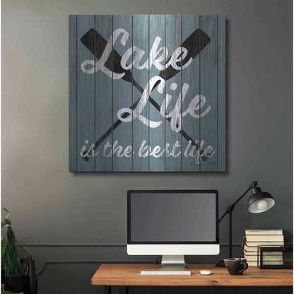 Luxe Metal Art 'Lake Life' by Susan Ball, Metal Wall Art,36x36