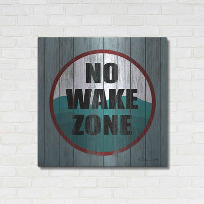 Luxe Metal Art 'No Wake Zone' by Susan Ball, Metal Wall Art,36x36