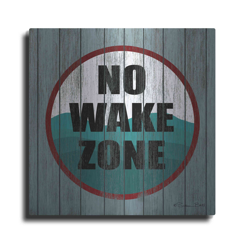 Luxe Metal Art 'No Wake Zone' by Susan Ball, Metal Wall Art