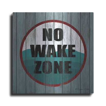 Luxe Metal Art 'No Wake Zone' by Susan Ball, Metal Wall Art