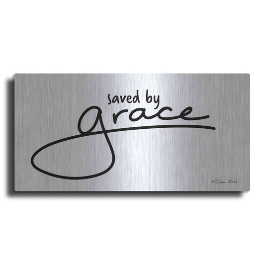 Luxe Metal Art 'Save' by Grace' by Susan Ball, Metal Wall Art