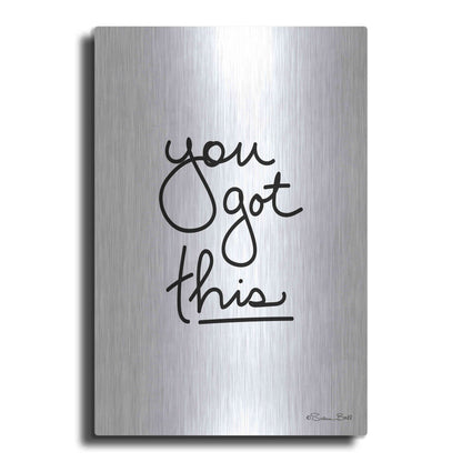 Luxe Metal Art 'You Got This' by Susan Ball, Metal Wall Art