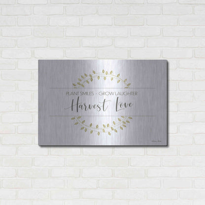 Luxe Metal Art 'Harvest Love' by Susan Ball, Metal Wall Art,36x24