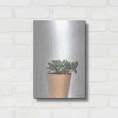 Luxe Metal Art 'Succulents III' by Susan Ball, Metal Wall Art,12x16
