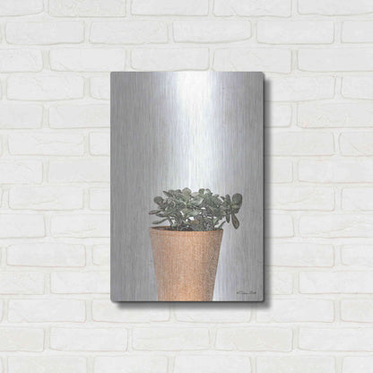 Luxe Metal Art 'Succulents III' by Susan Ball, Metal Wall Art,16x24