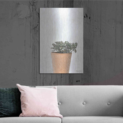 Luxe Metal Art 'Succulents III' by Susan Ball, Metal Wall Art,24x36