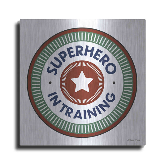 Luxe Metal Art 'Superhero in Training' by Susan Ball, Metal Wall Art