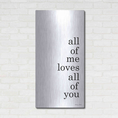 Luxe Metal Art 'All of Me' by Susan Ball, Metal Wall Art,24x48