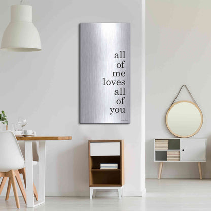 Luxe Metal Art 'All of Me' by Susan Ball, Metal Wall Art,24x48