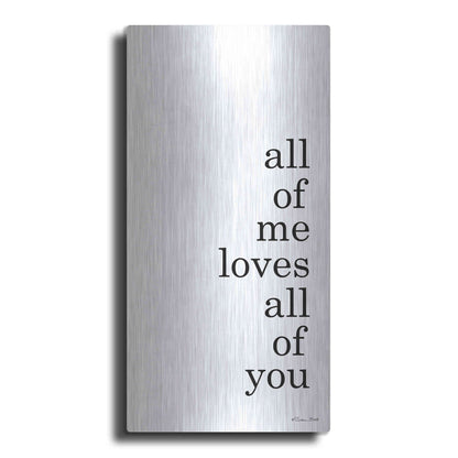 Luxe Metal Art 'All of Me' by Susan Ball, Metal Wall Art
