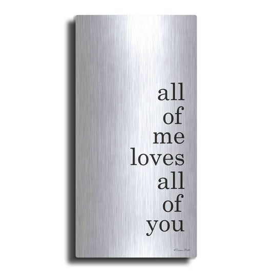 Luxe Metal Art 'All of Me' by Susan Ball, Metal Wall Art