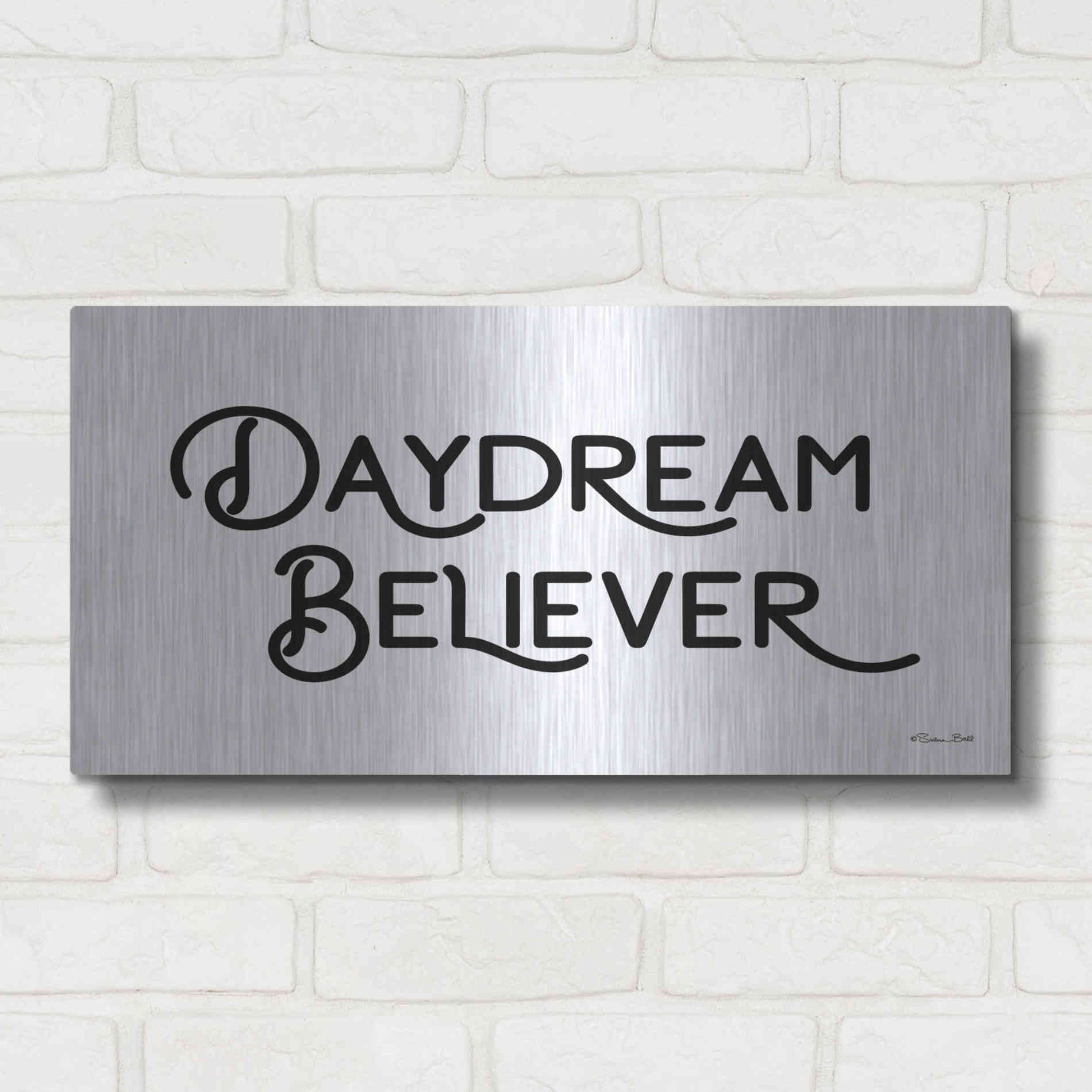 Luxe Metal Art 'Daydream Believer' by Susan Ball, Metal Wall Art,24x12