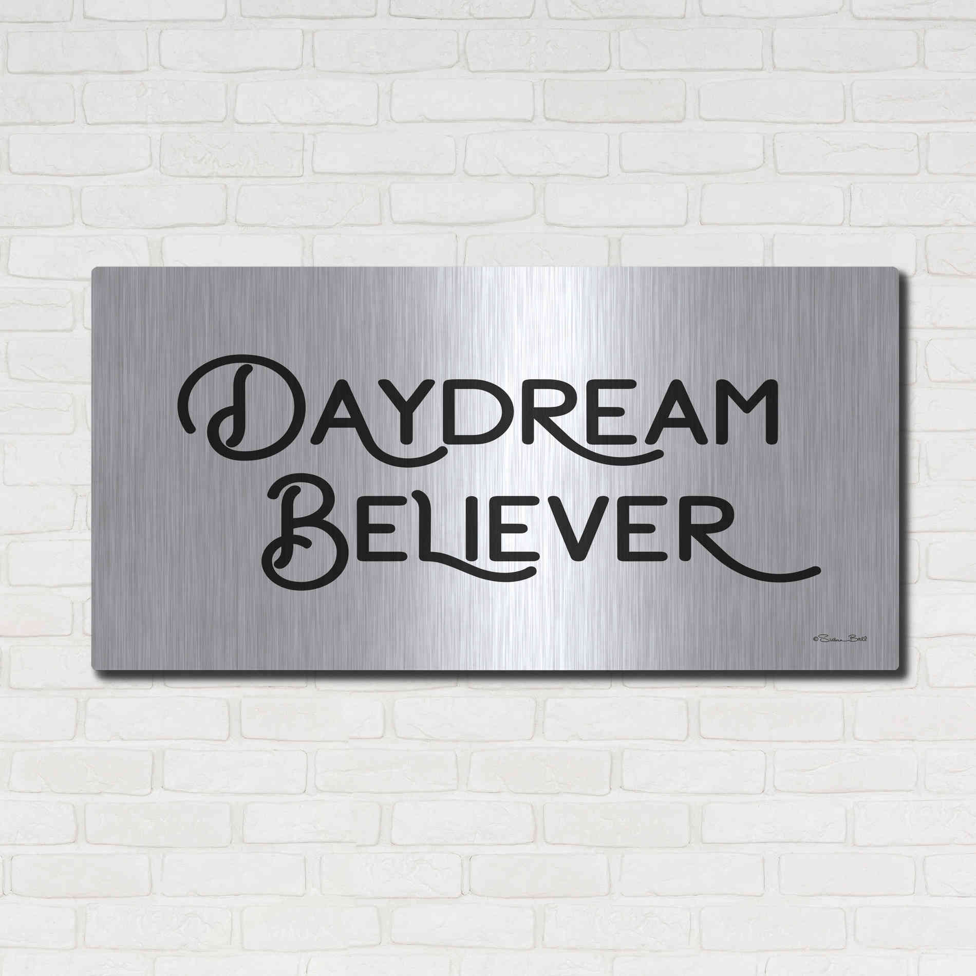 Luxe Metal Art 'Daydream Believer' by Susan Ball, Metal Wall Art,48x24