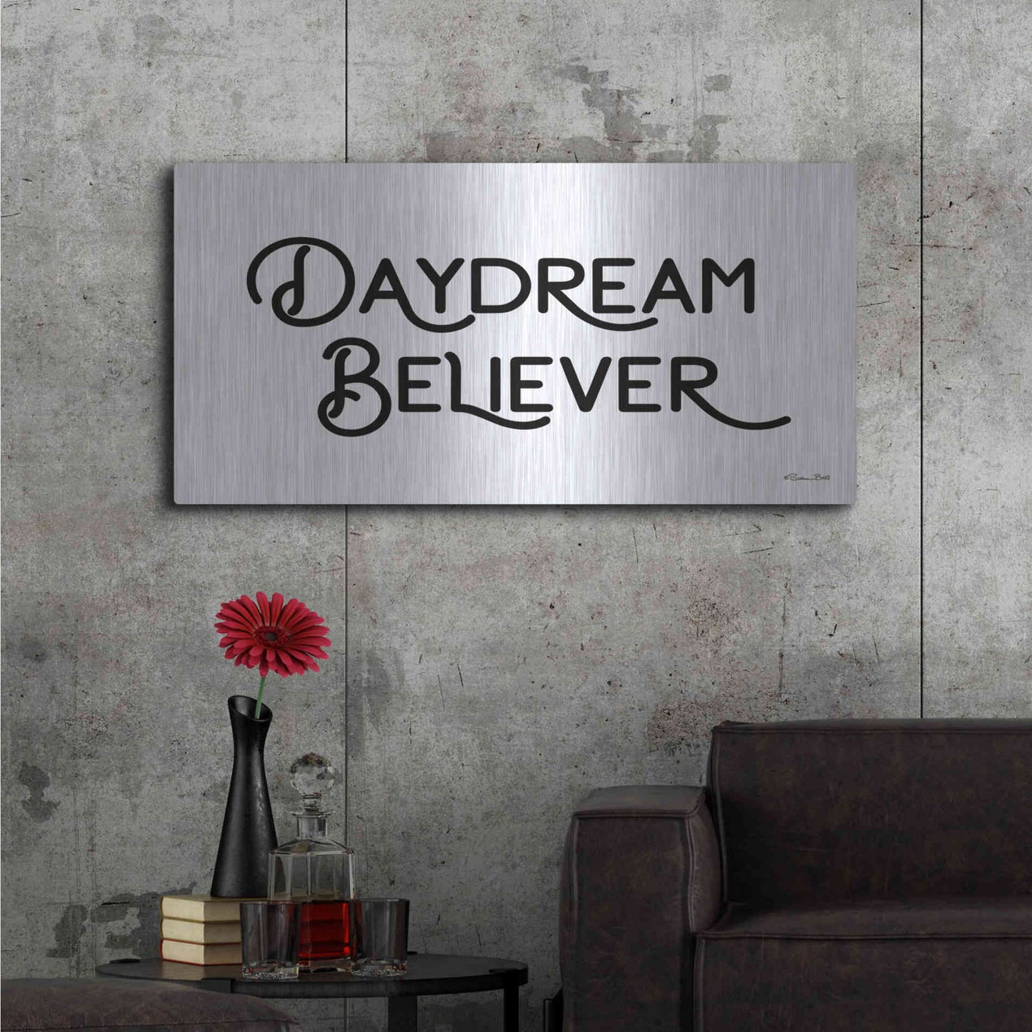 Luxe Metal Art 'Daydream Believer' by Susan Ball, Metal Wall Art,48x24