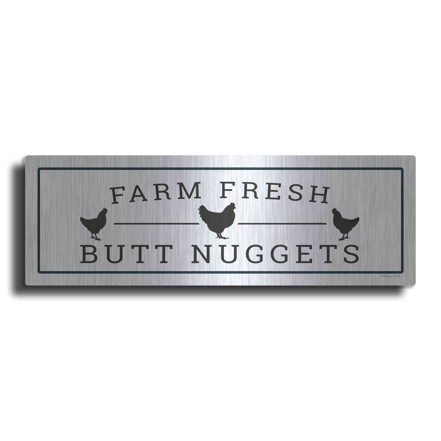 Luxe Metal Art 'Farm Fresh' by Susan Ball, Metal Wall Art