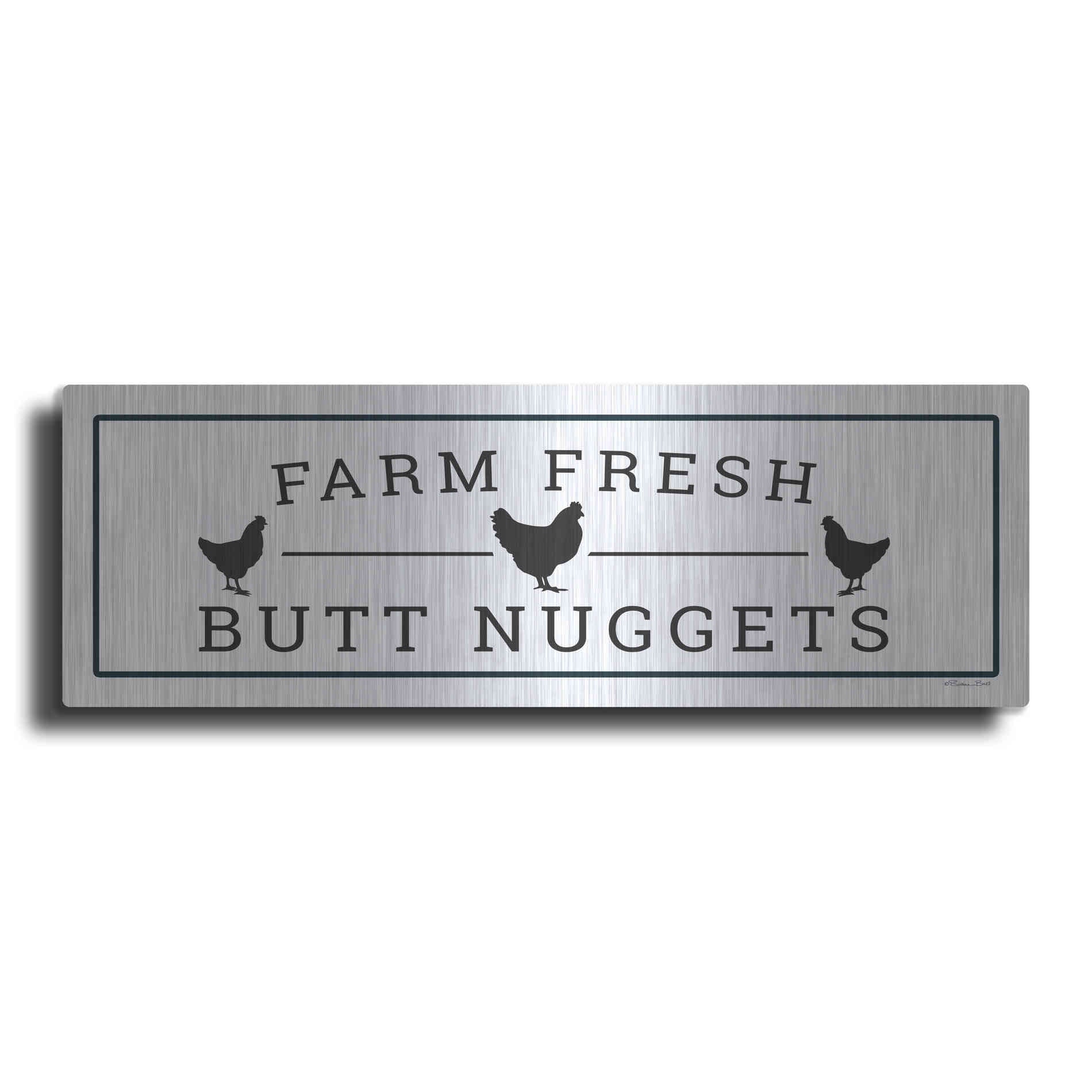 Luxe Metal Art 'Farm Fresh' by Susan Ball, Metal Wall Art