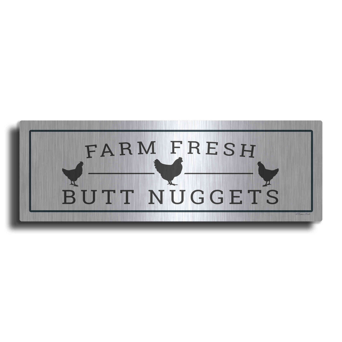 Luxe Metal Art 'Farm Fresh' by Susan Ball, Metal Wall Art