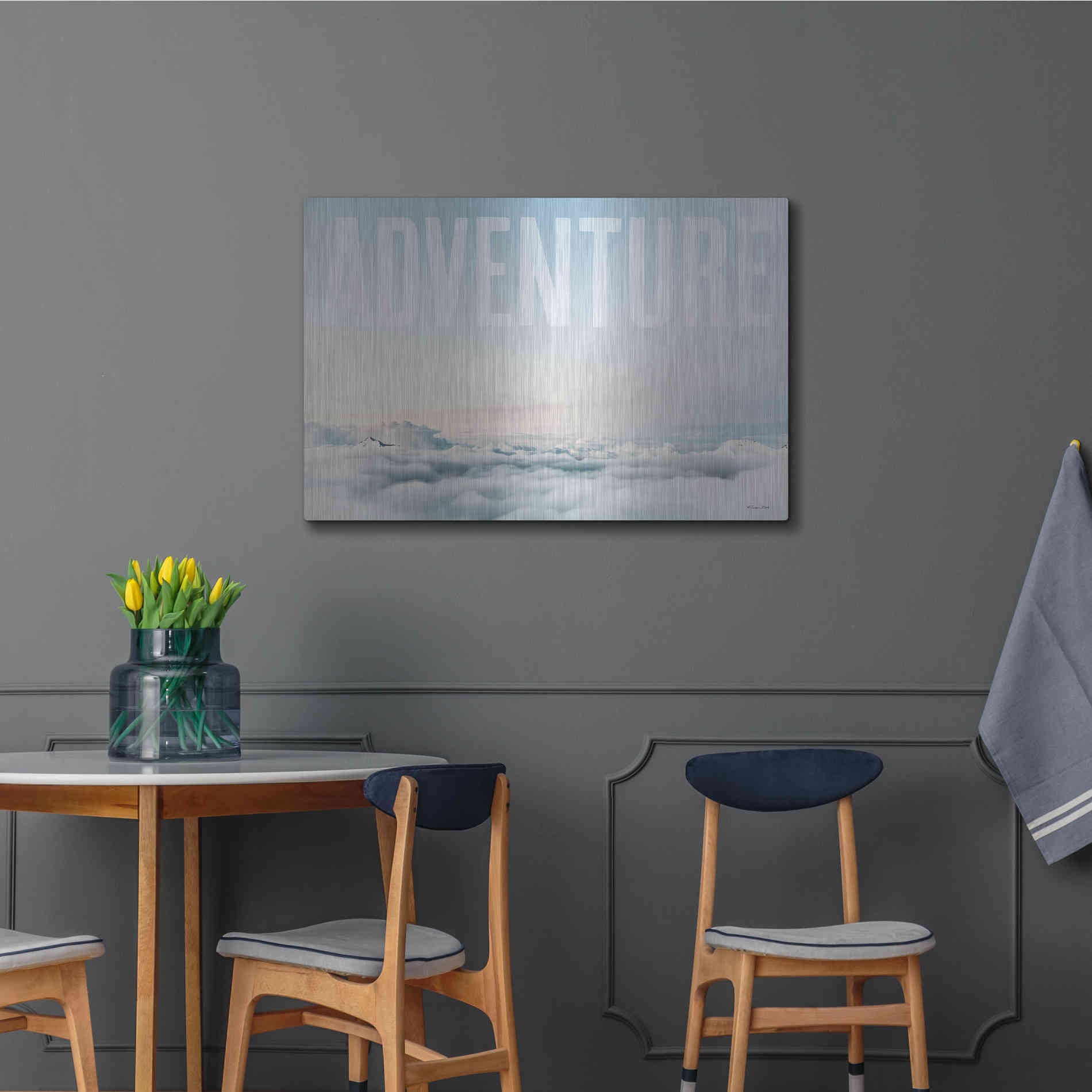 Luxe Metal Art 'Adventure' by Susan Ball, Metal Wall Art,36x24