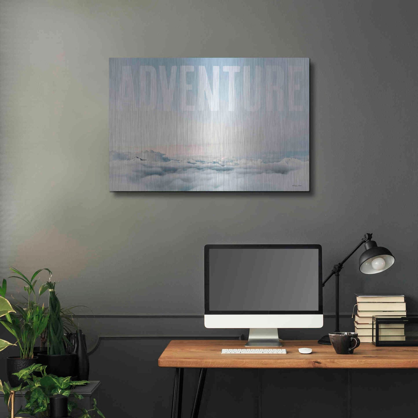 Luxe Metal Art 'Adventure' by Susan Ball, Metal Wall Art,36x24
