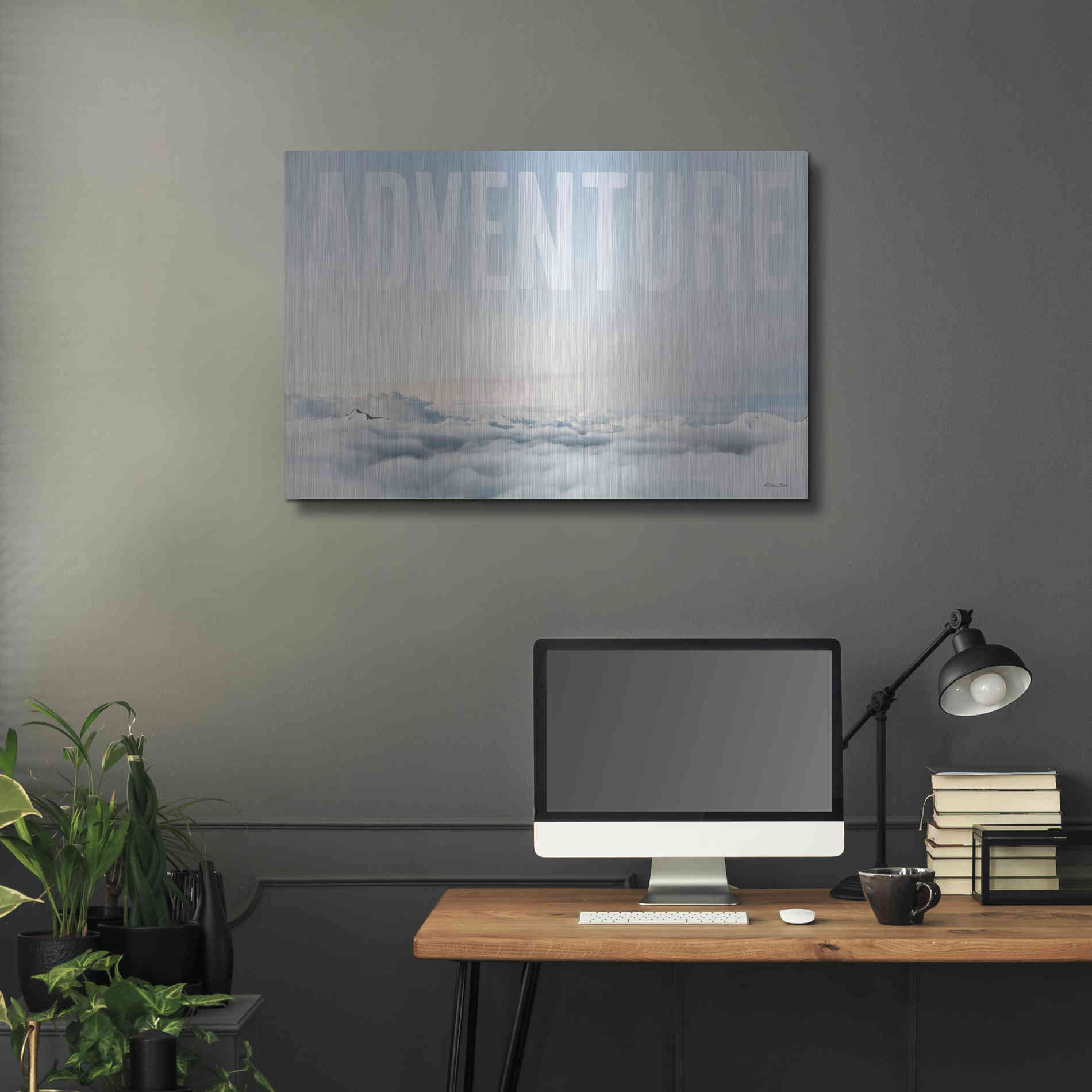 Luxe Metal Art 'Adventure' by Susan Ball, Metal Wall Art,36x24