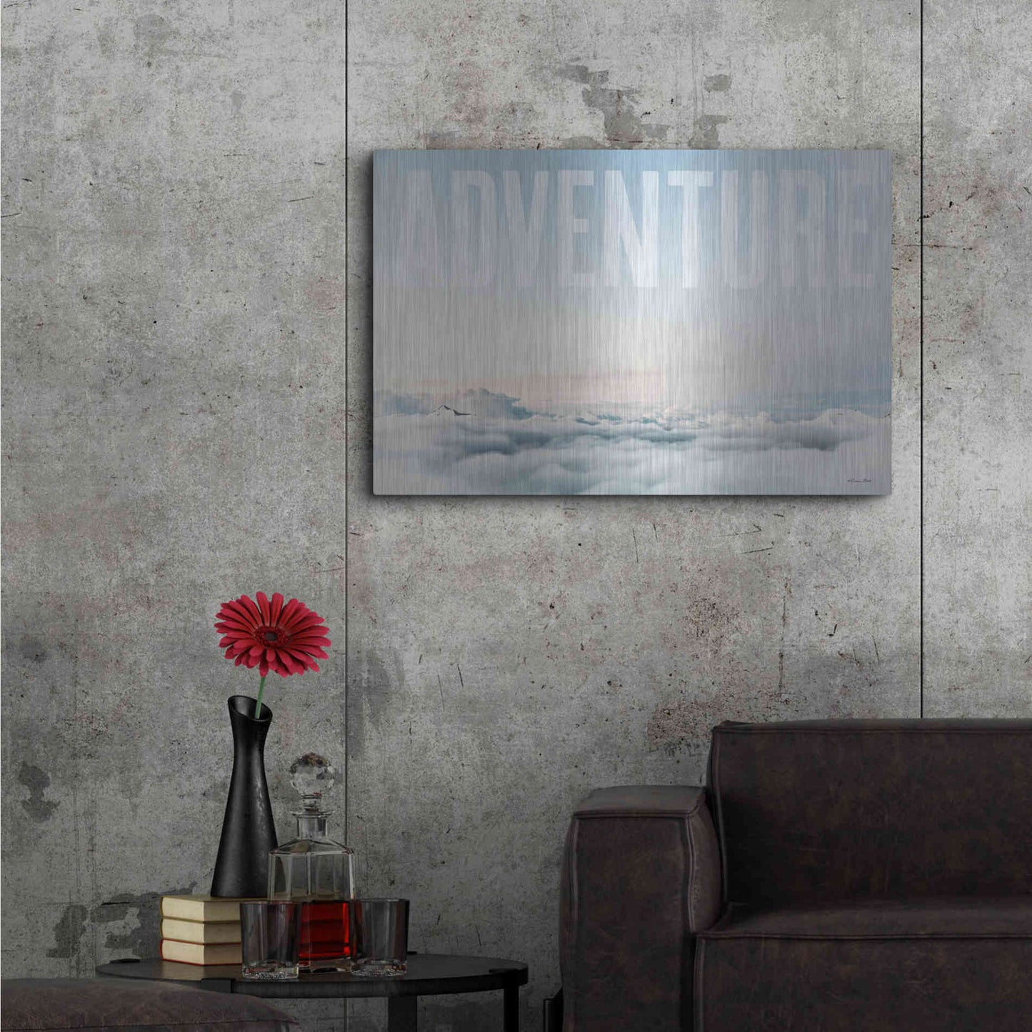Luxe Metal Art 'Adventure' by Susan Ball, Metal Wall Art,36x24