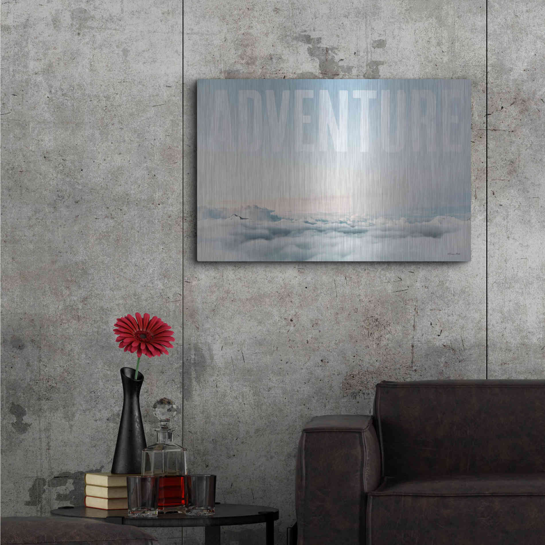 Luxe Metal Art 'Adventure' by Susan Ball, Metal Wall Art,36x24
