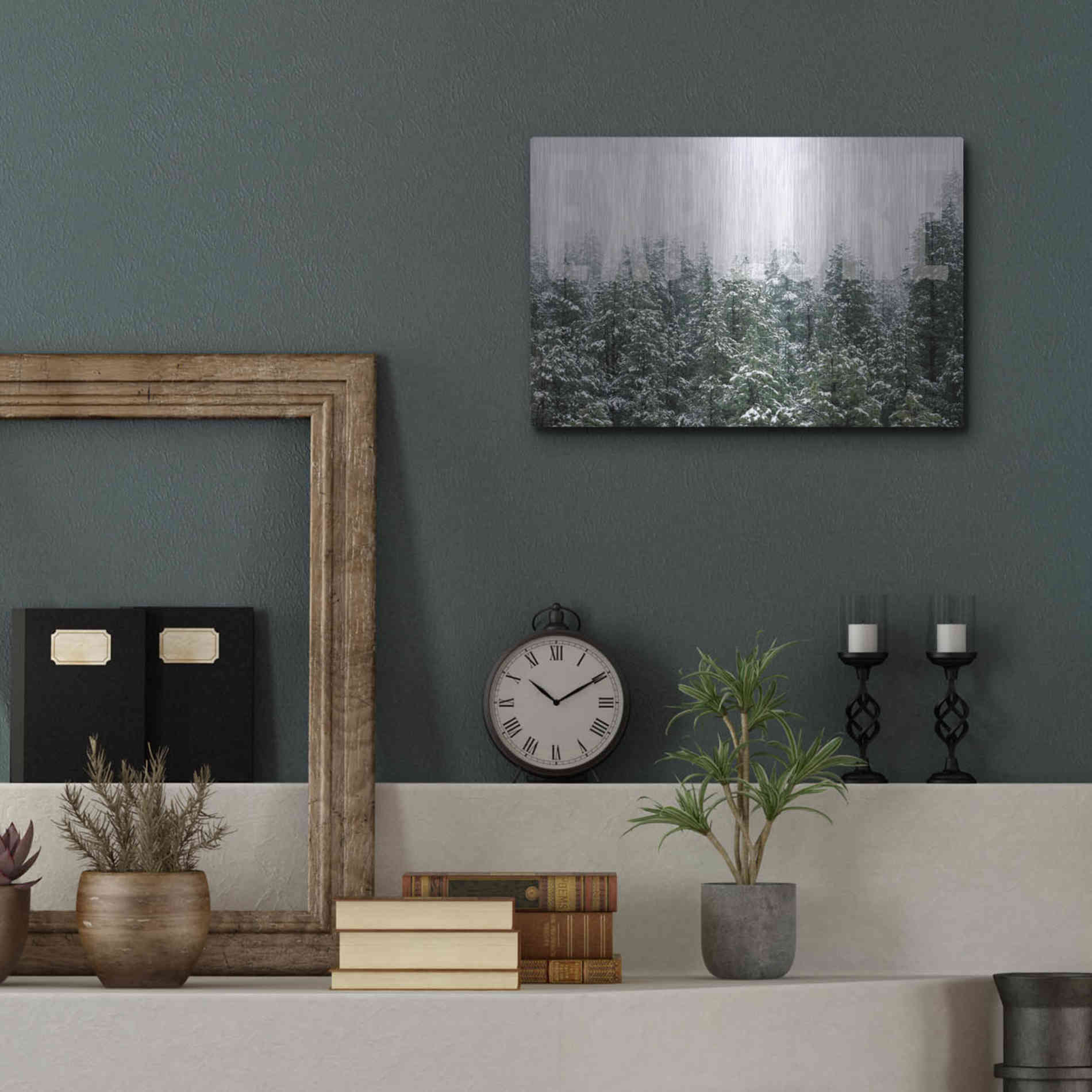 Luxe Metal Art 'Explore' by Susan Ball, Metal Wall Art,16x12