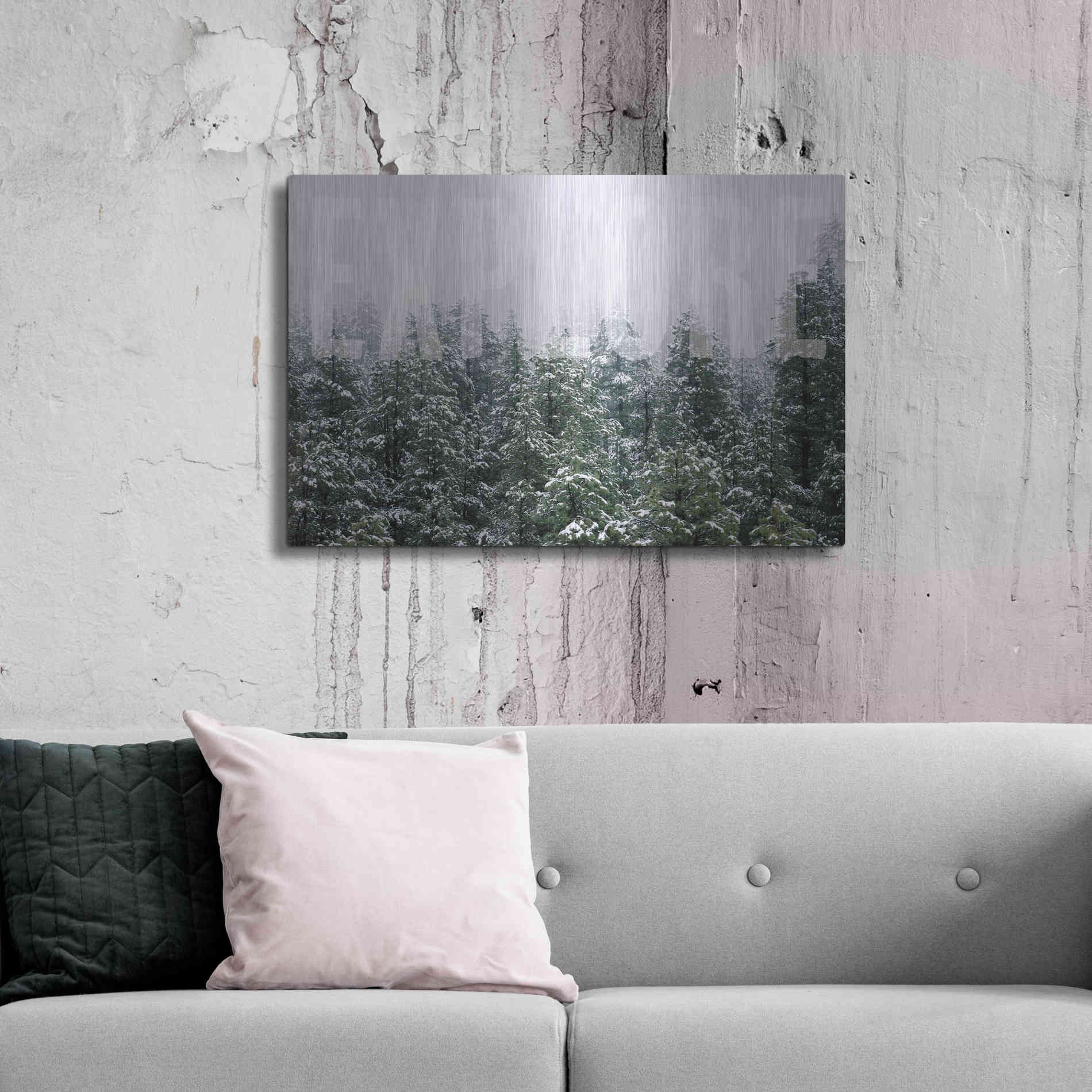 Luxe Metal Art 'Explore' by Susan Ball, Metal Wall Art,36x24