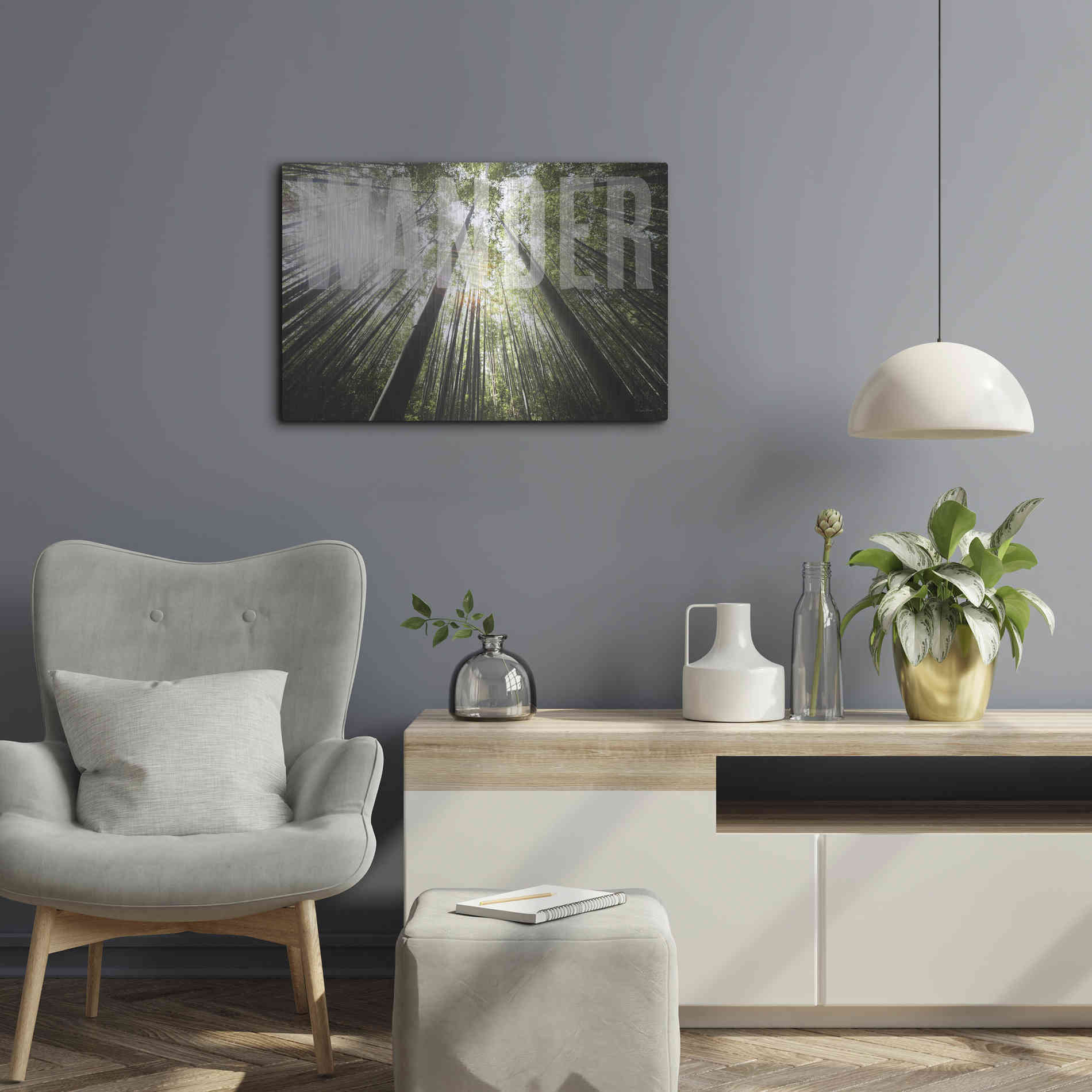 Luxe Metal Art 'Wander' by Susan Ball, Metal Wall Art,24x16