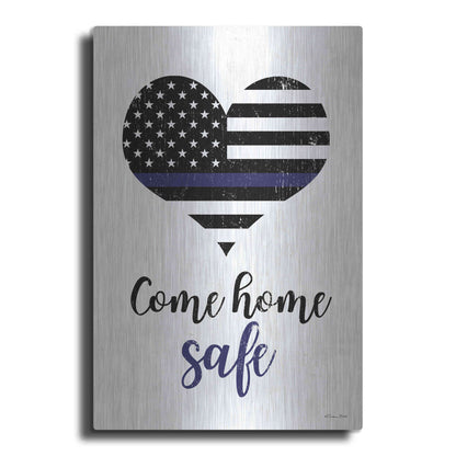 Luxe Metal Art 'Come Home Safe' by Susan Ball, Metal Wall Art